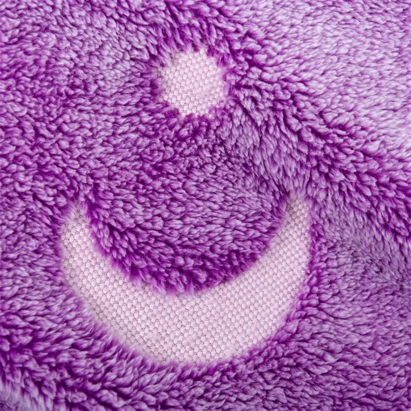 Luminous Fleece Blanket Purple Soft Star Moon Fluorescent Office Rest Blanket Creative Children Coral Fleece Blankets for Beds