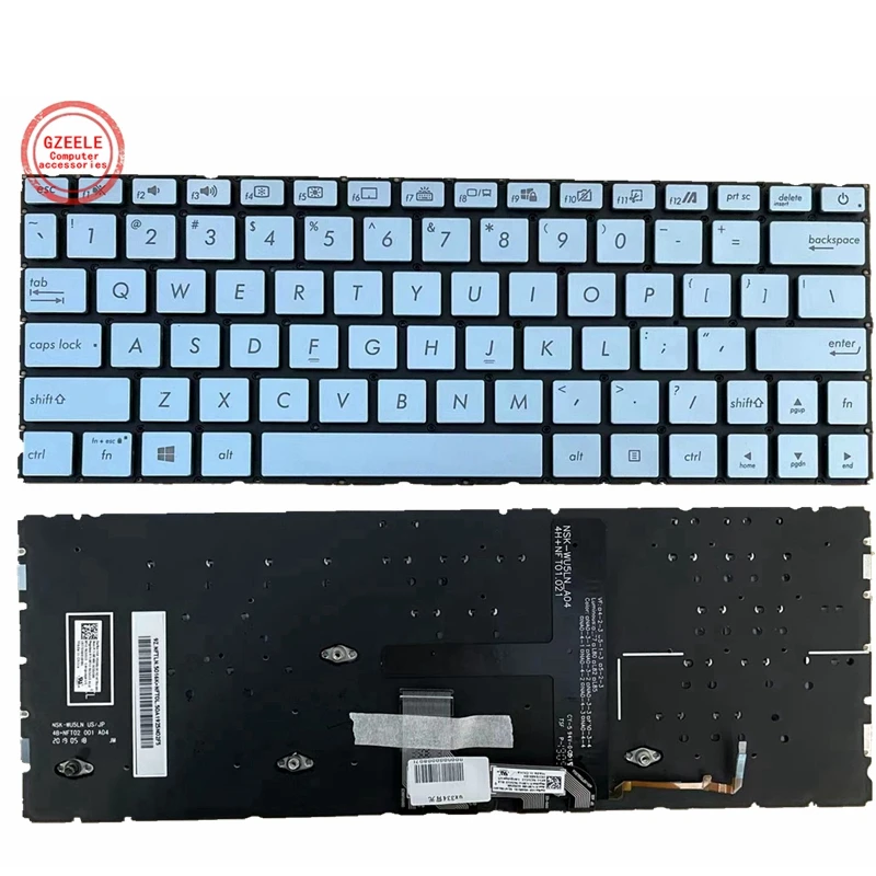 US Keyboard For ASUS ZENBOOK 13 UX333 UX333F UX333FN U3300F UF3300FC English Backlit