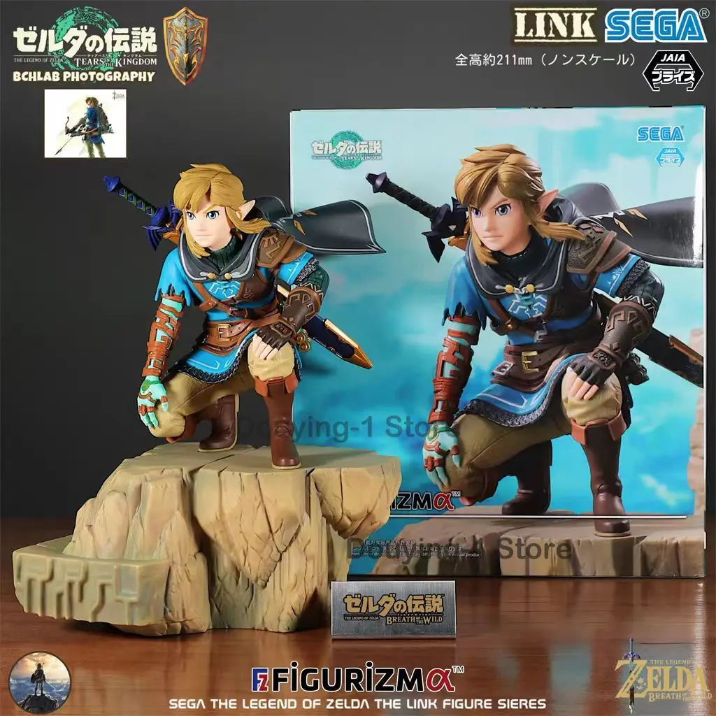 

BANDAI SEGA LINK The Legend of Zelda: Tears of the Kingdom Anime Action Collection Figures Model Toys Figura Gift