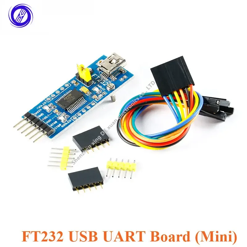 Módulo de placa UART USB FT232RL FT232R Módulo de comunicação USB para TTL Placa de escova Tipo A Mini Micro Interface