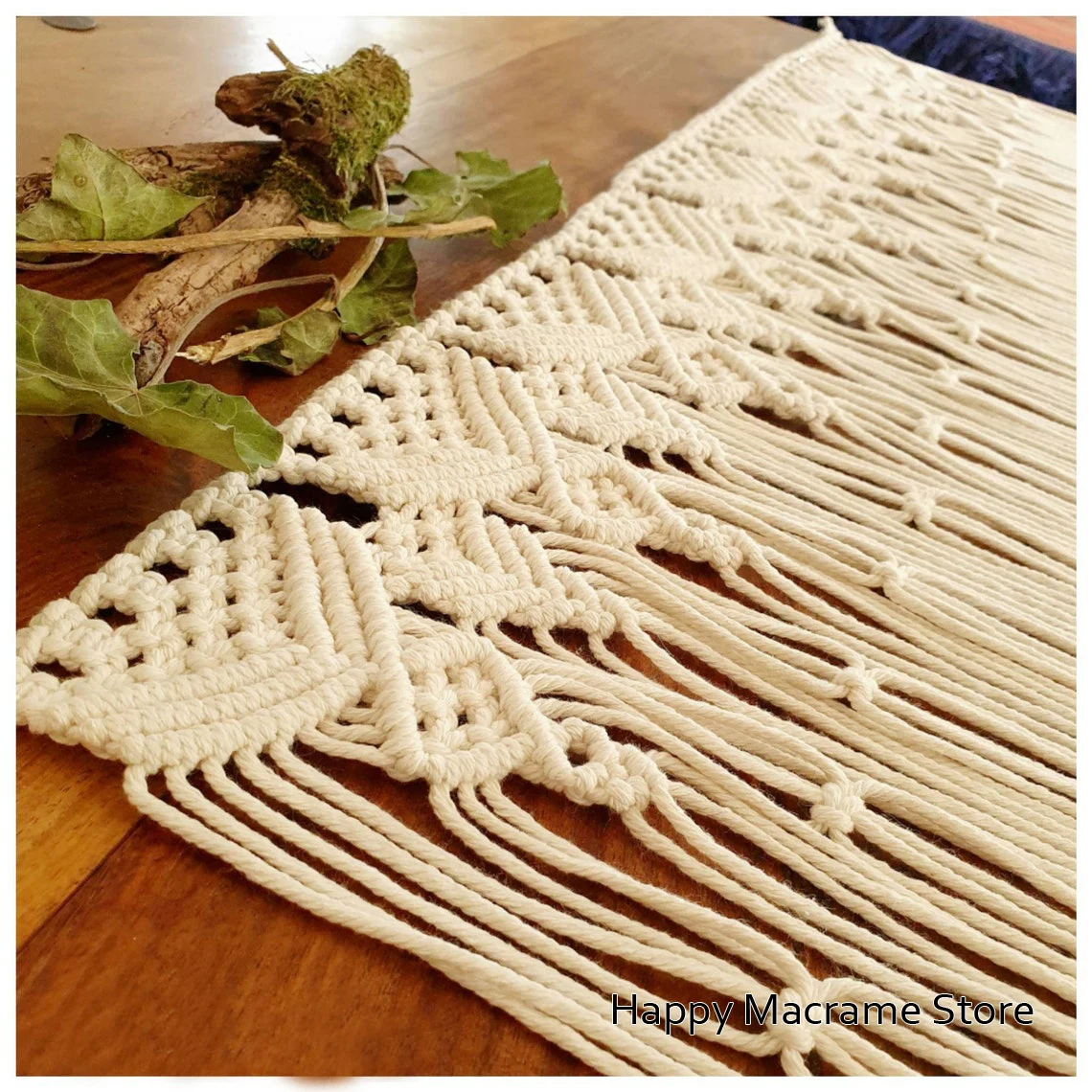 Grande Macramé Porta Pendurada Cortina De Janela, Série Tappes Em Design, Parede Boho, Cadeia De Galhardete, Contexto De Casamento, Decoração De Parede