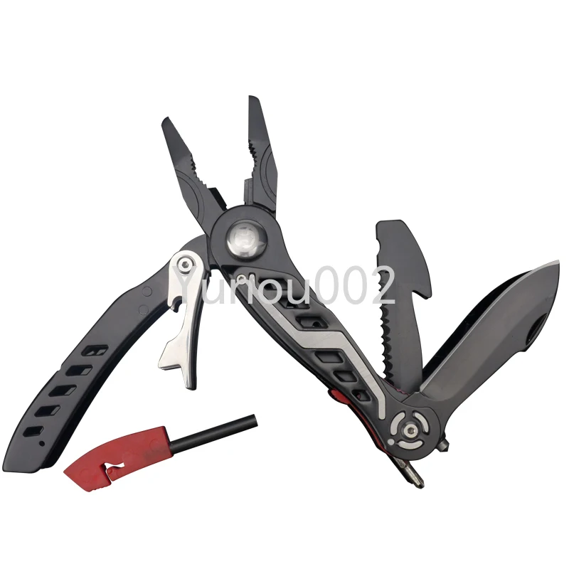 multi-functional combination tool knife pliers, car safety hammer, tungsten steel