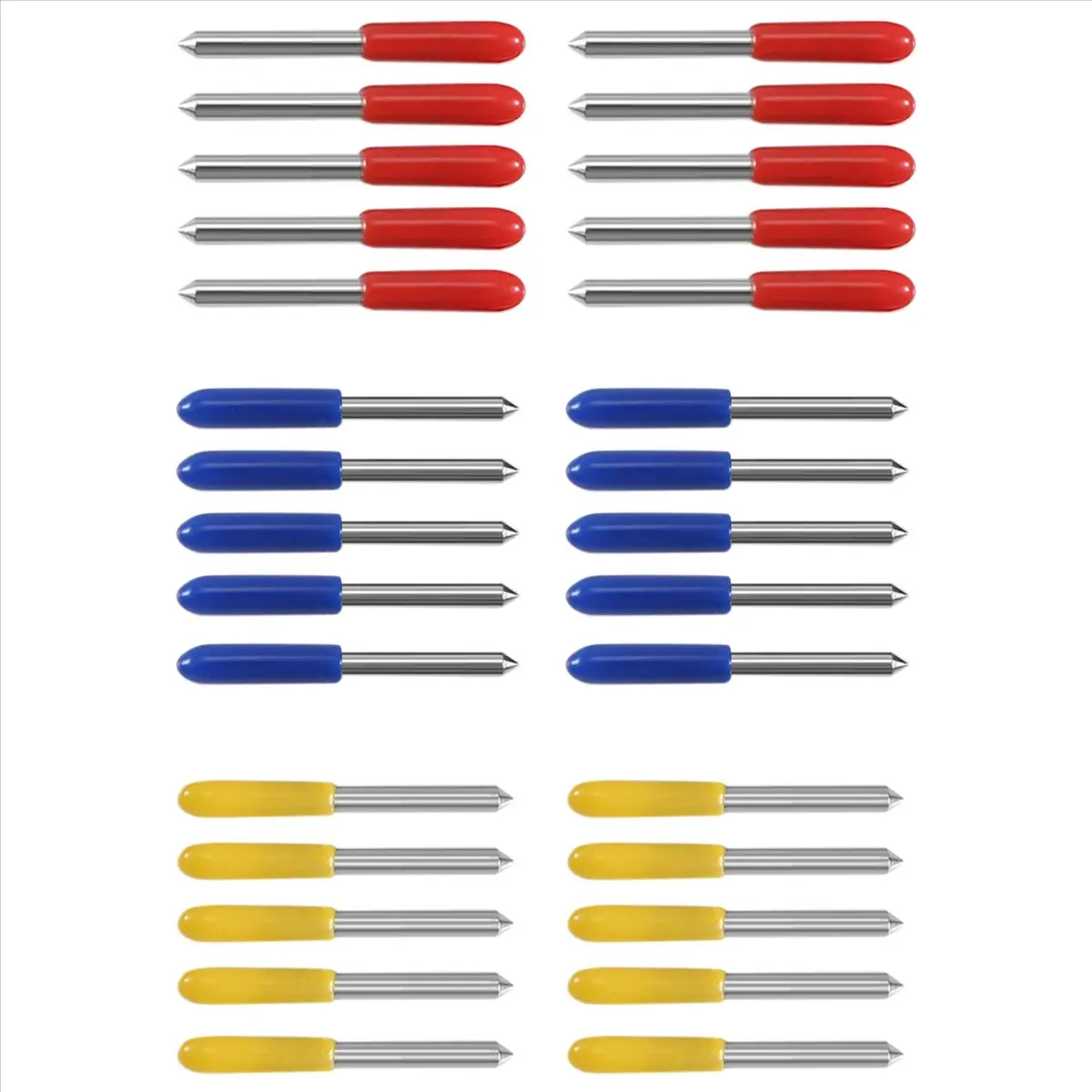 A57X NEW 30Pcs 30 45 60 Degree Cutting Plotter Cutter Knife Blades Offset