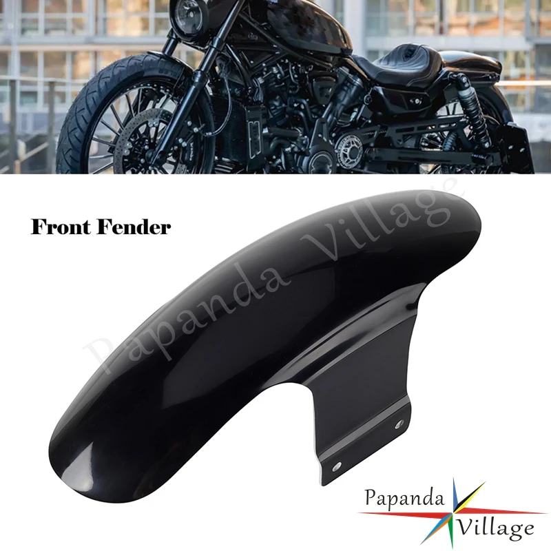 

Fiber Glass FRP Motorcycle Accessories Short Front Fender Motorbike Splash Mudguard Fairing For Harley Nightster 975 RH975 22-23