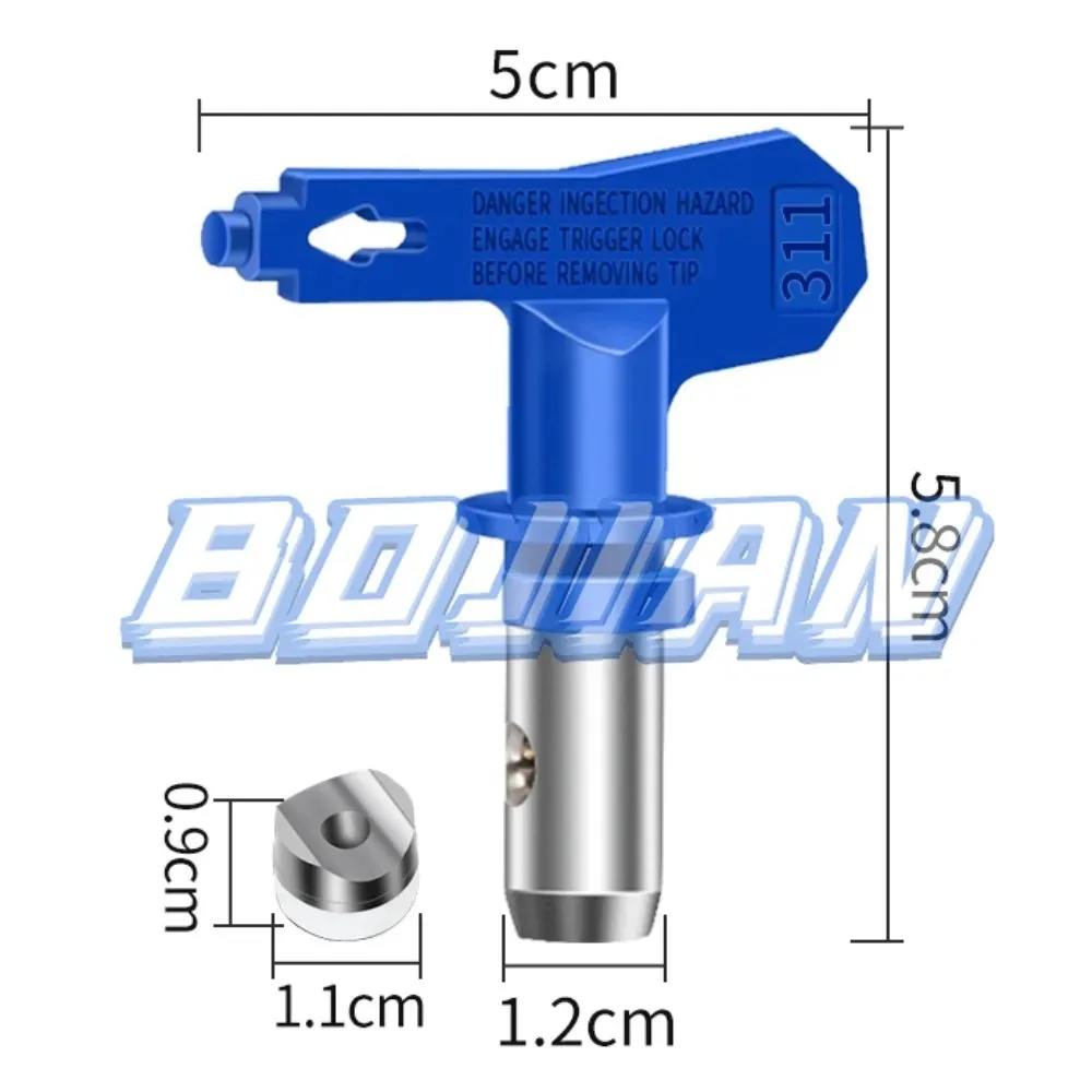 Airless Paint Sprayer Nozzle and Airless Spray Gun Airless Paint Spray Gun Sprayer Tip Guard Filter Replace