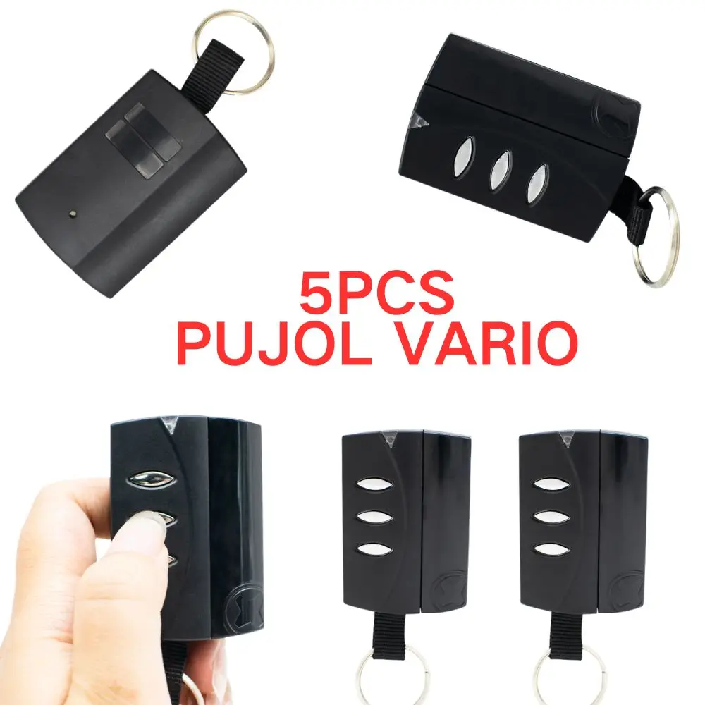 

5 шт. пультов дистанционного управления для гаражных ворот PUJOL VARIO 433,92 МГц с плавающим кодом