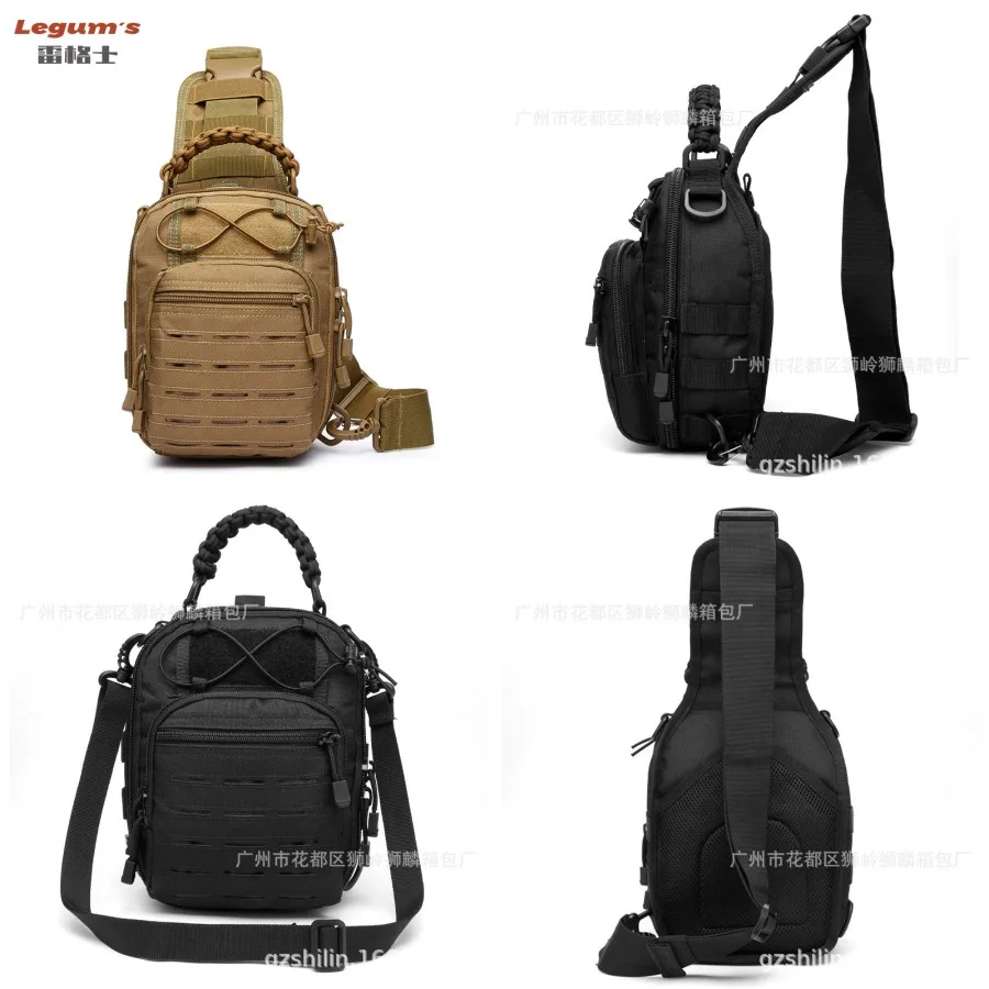 

【New style】Regus high quality laser punching tactical chest bag camouflage backpack outdoor multifunctional tactical bag dragon
