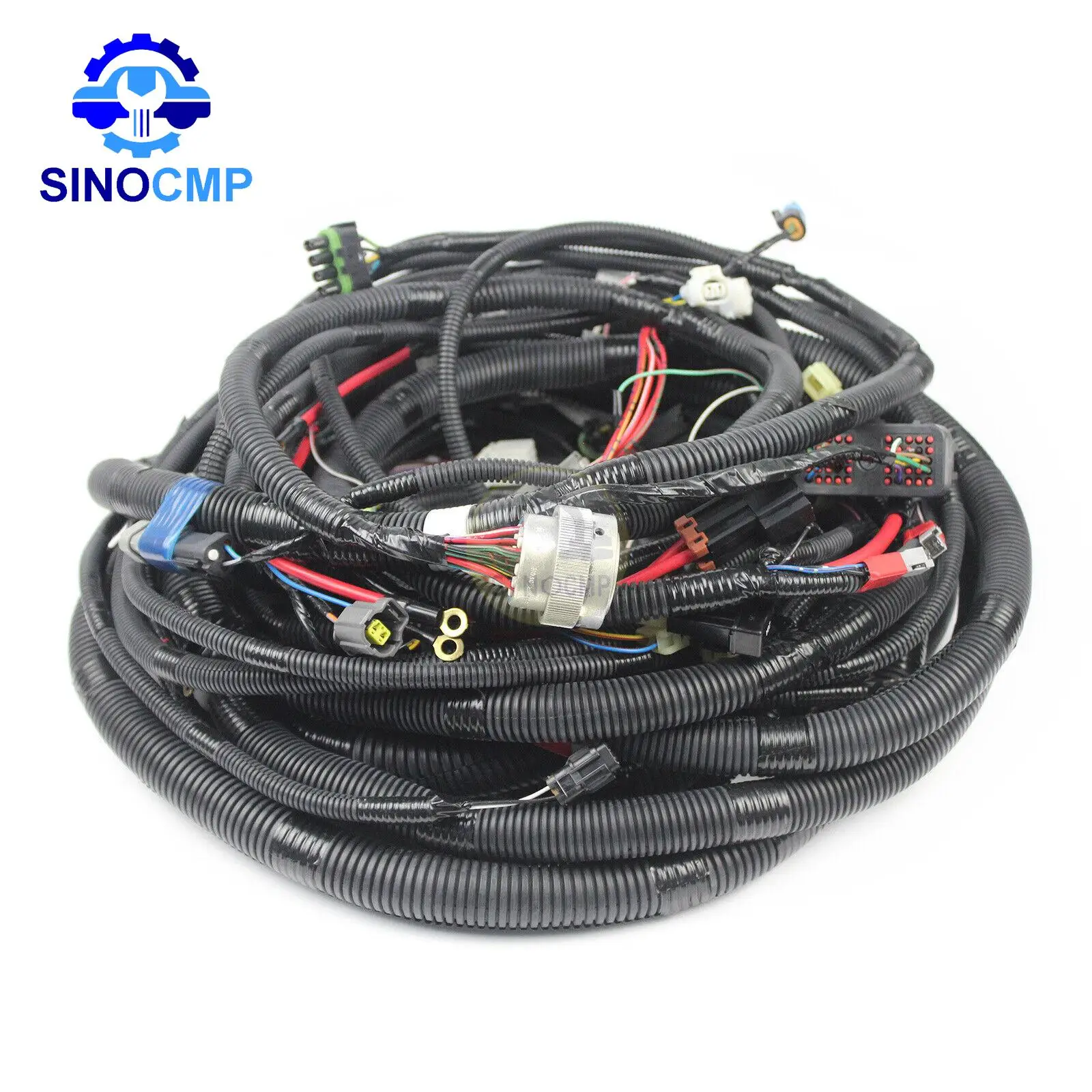 Genuine External Wiring Harness 0001303 For Hitachi EX400-3 EX400LC-3 Excavator Wiring Harness with 1 year  warranty