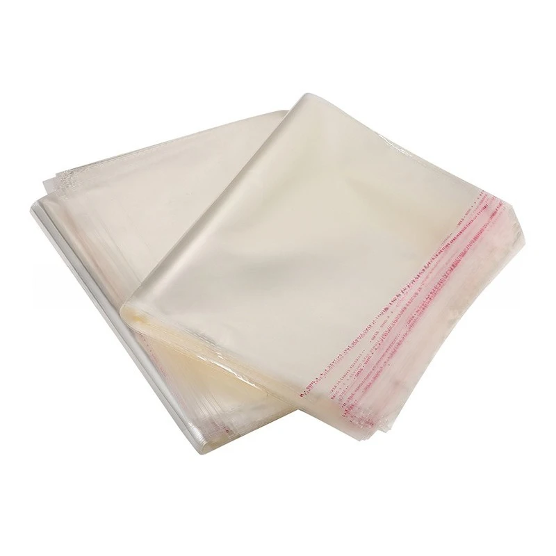 Clear OPP Self-Adhesive Plastic Bags Eco-Friendly Resealable Transparent Pouch for Clothing Packaging Wholesale