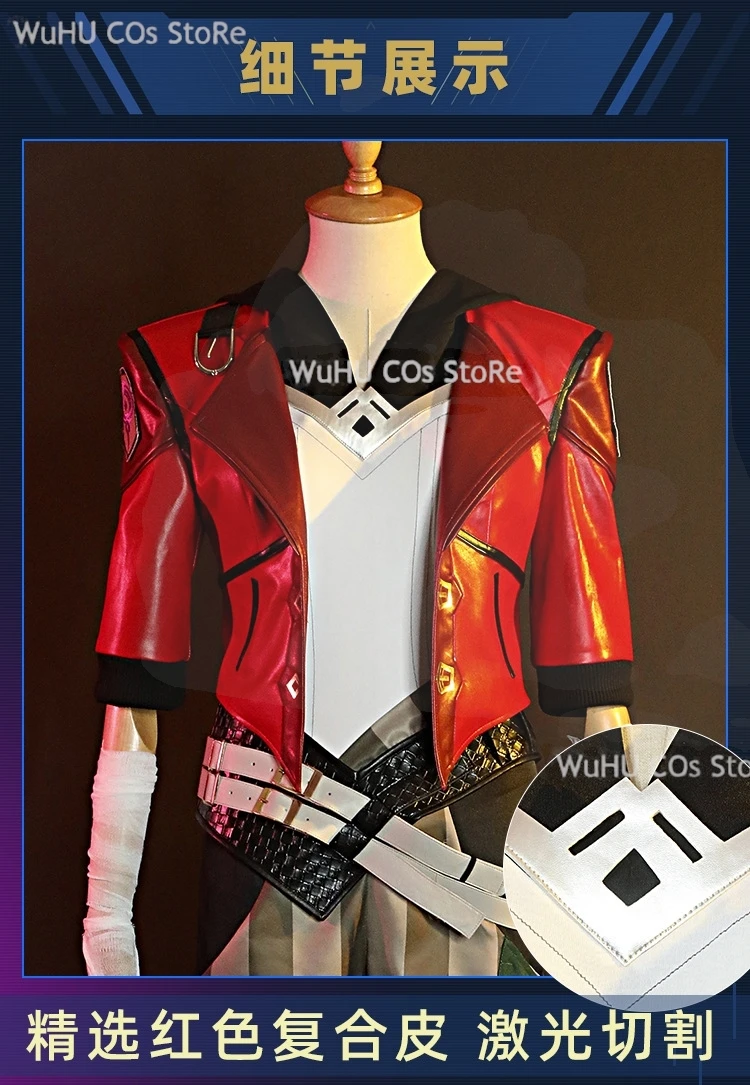 Juego LOL Arcane Vi disfraz de Cosplay Piltover Enforcer traje Vi uniforme peluca para mujeres Halloween carnaval accesorios de juego de rol gran oferta