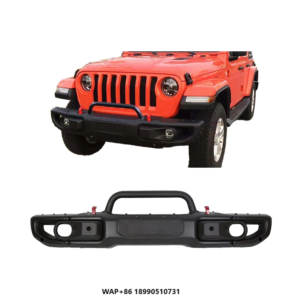 

Steel JL 10th anniversary front Bumper for Wrangler 2018+ with/without U Bar with/without Rador Hole Jeep Wrangler Accessories