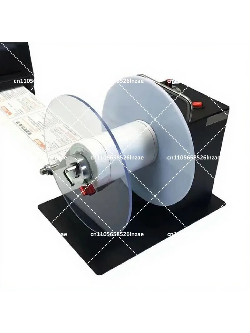 Automatic Label Rewinder Two-Way Self-Adhesive Barcode Printer Rewinder Label Recycling Machine