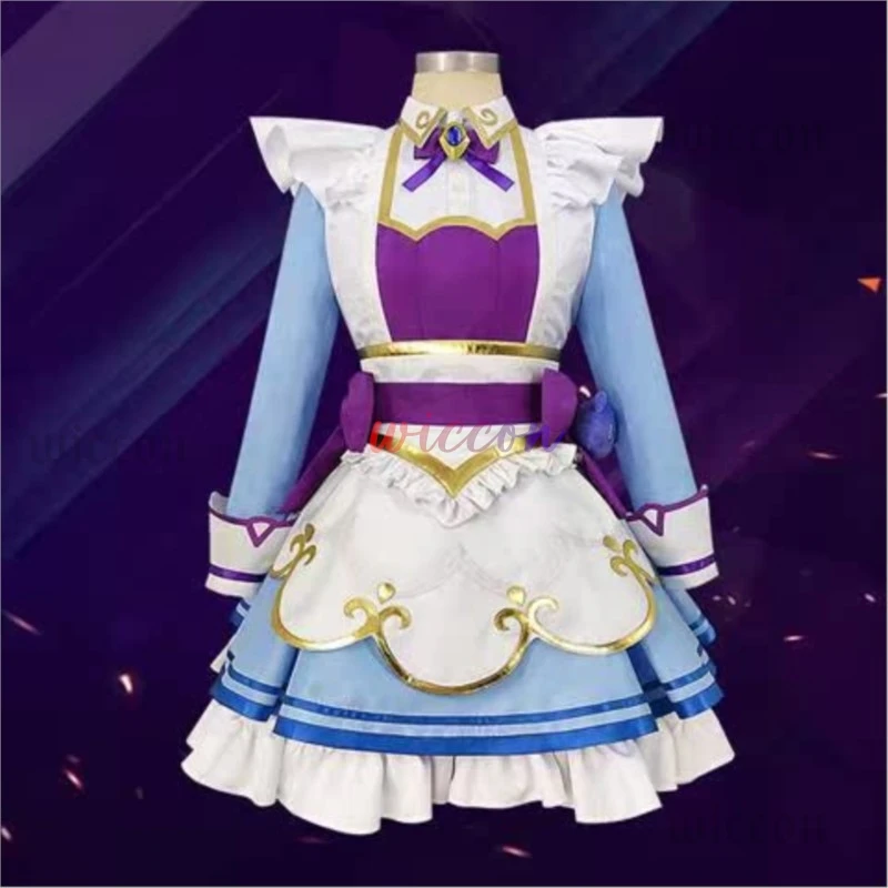 Juego LOL Gwen Cosplay disfraz muñeca peluca Cosplay Anime café Cutie dulce vestido de Lolita mucama Gwen piel @ # ^ &^*s Ropa Trajes Ropa