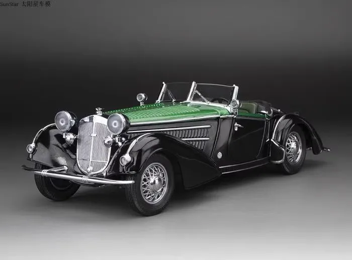 

SunStar 1:18 Horch 855 Roadster 1939 Alloy Fully Open Simulation Limited Edition Alloy Metal Static Car Model Toy Gift