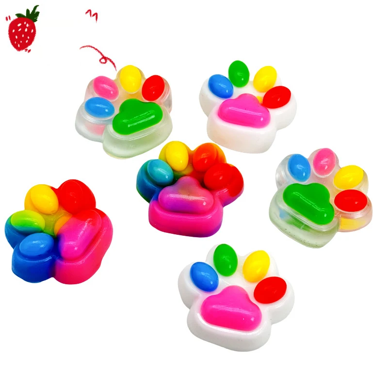 

Новые забавные прозрачные желе кошачий коготь игрушки для снятия стресса TPR милая форма для взрослых и детей мягкие игрушки для релаксации подарок на день рождения