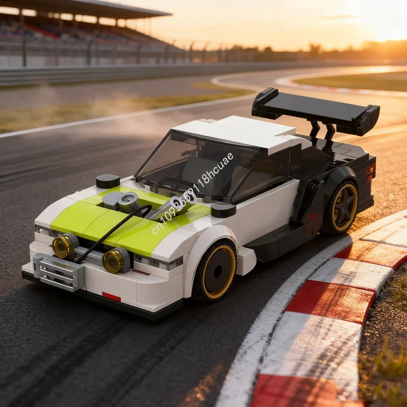 

275pcs MOC Nissan Silvia K S Custom City Champions Supercar Model Building Christmas Gifts Blocks Creative Education Toys Kids