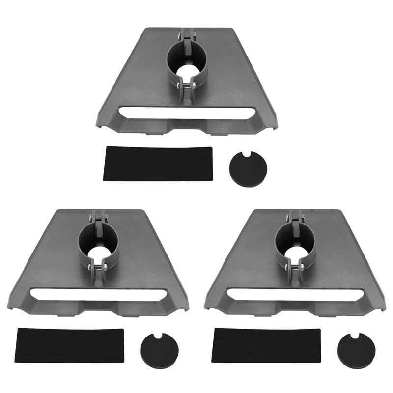 

3X For Starlink Gen 3 Pipe Adapter Round Tube Adapter Pole Mount Bracket For Starlink V3 Plate Roof Mount Accessories-Y47A