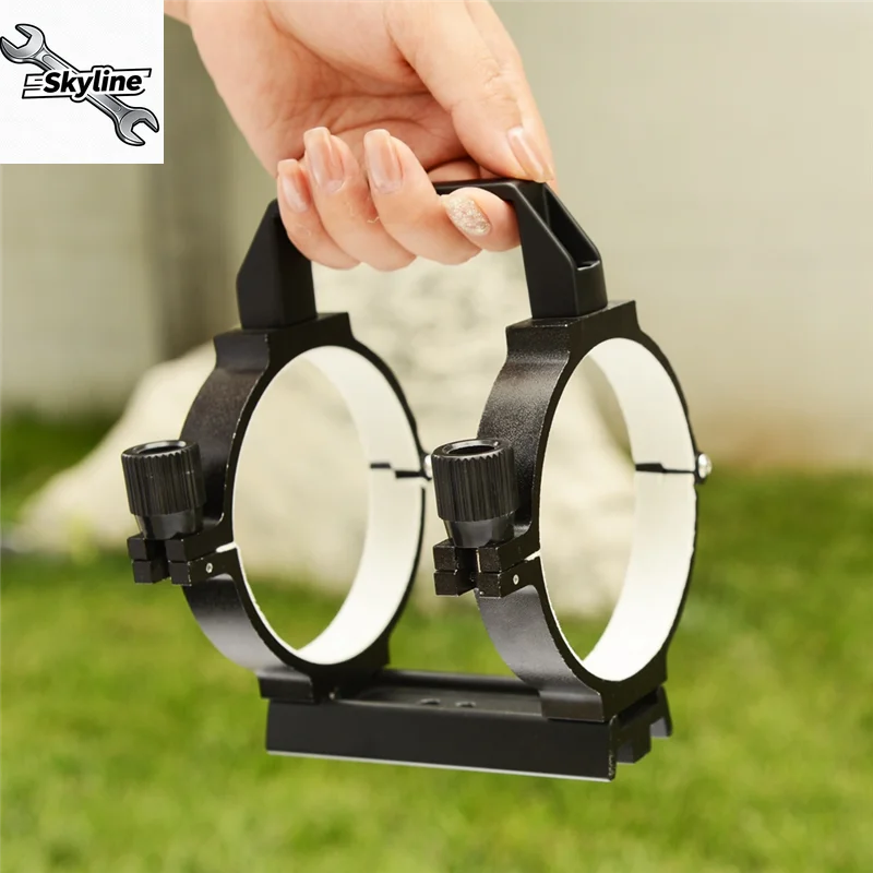 

L93A-Telescope Mirror Clamps- Hoop Ring Astronomical Telescope Metal Tube Clamp 80/90MM Accessory Set
