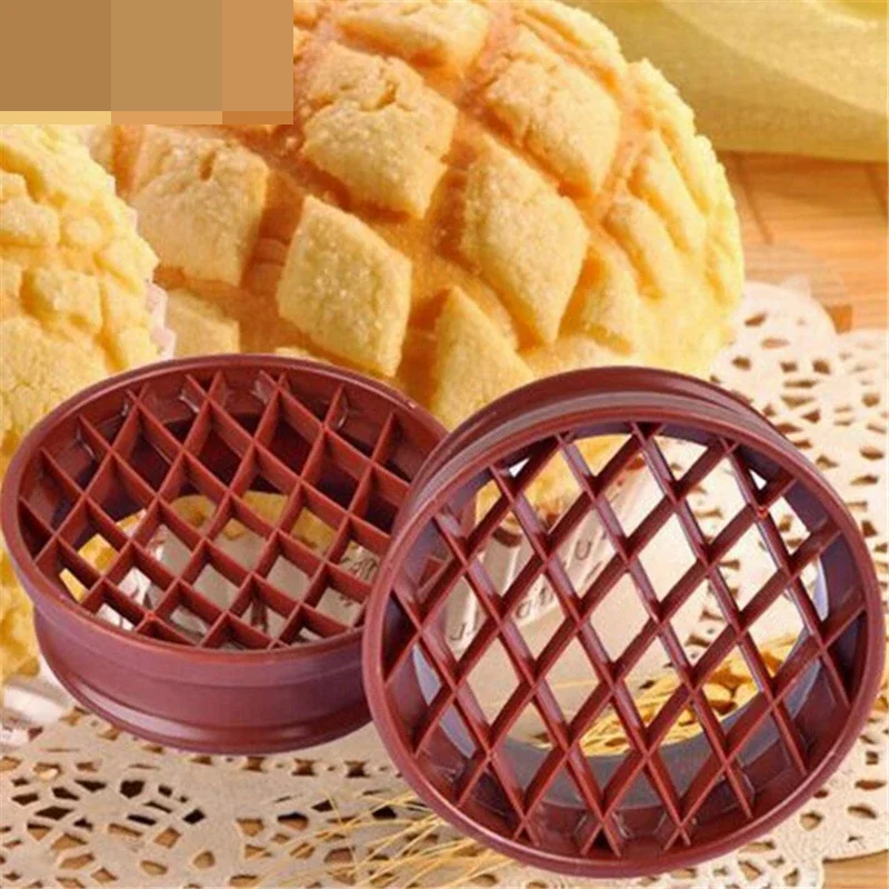 

Aomily Bread Pineapple Shaped Mold Pastry Cutter Dough Cookie Press Bread Cake Biscuit Stamp Moulds Kitchen Pastry Baking Tools