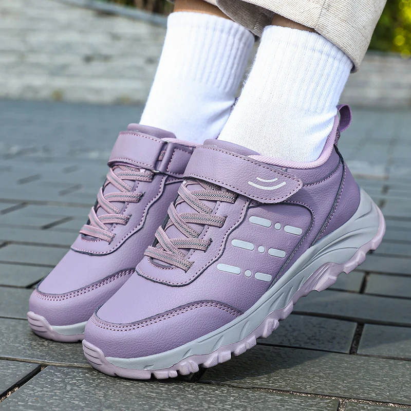 Herren-Sneaker, wasserdicht, bequem, strapazierfähig, Wanderschuhe, klassische unifarbene Outdoor-Camping-Freizeitschuhe, klobige Sneaker – Detail 21