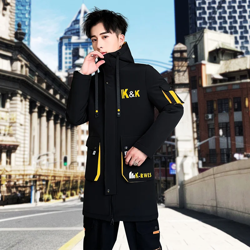 Fashion 2024 Autumn Warm Mid-Length Fleece Hooded Jacket Winter Outwear Windbreaker Thick Tops Long Coat Oversized M-4XL Clothes