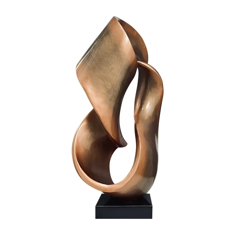 

Antique copper ornaments, living room, entrance, hotel clubhouse, resin soft decoration handicrafts