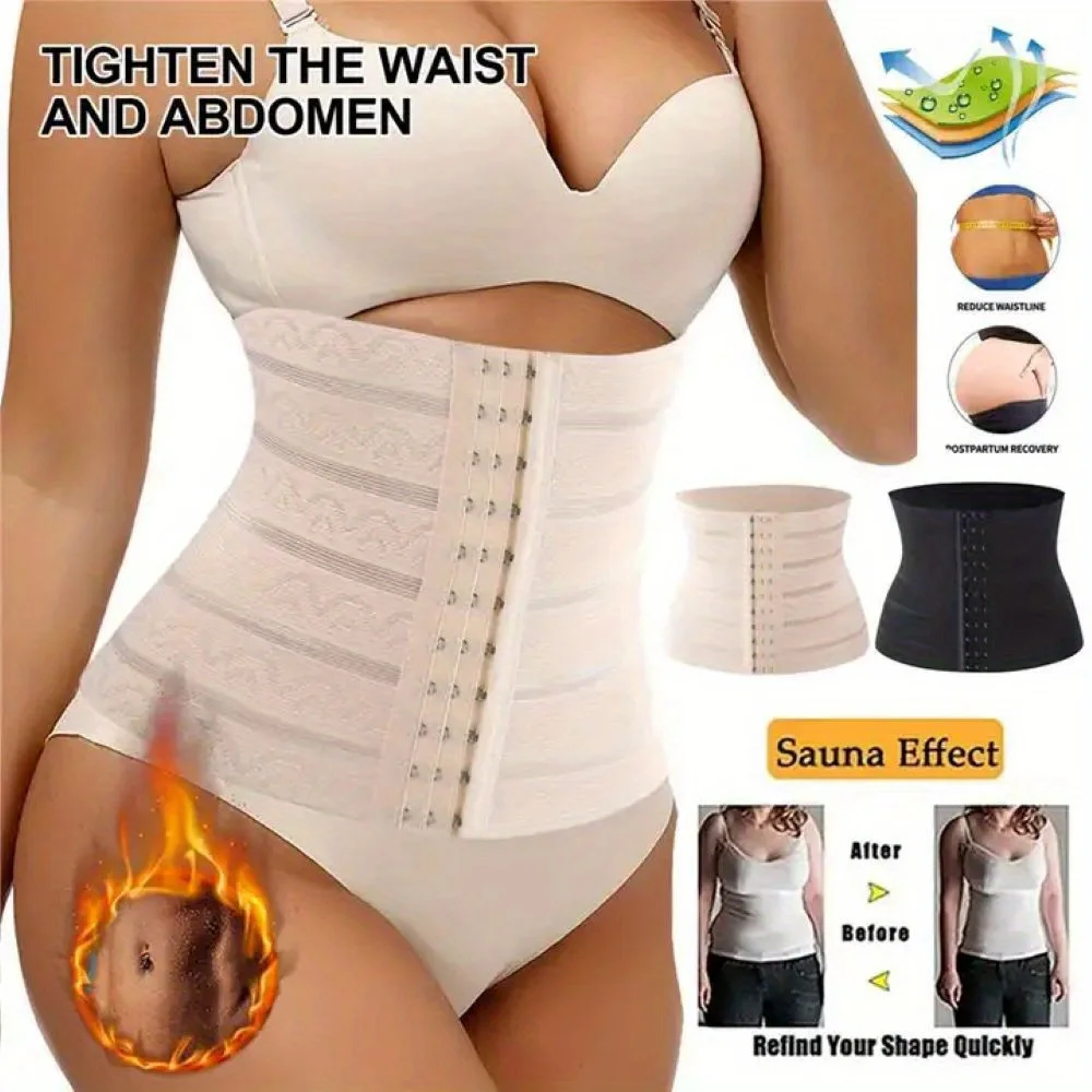 Adjustable Flower Patterned Waist Shaper - Body Shaping Back Support Waist Trainer for Women Postpartum Recovery Waist Trimmer