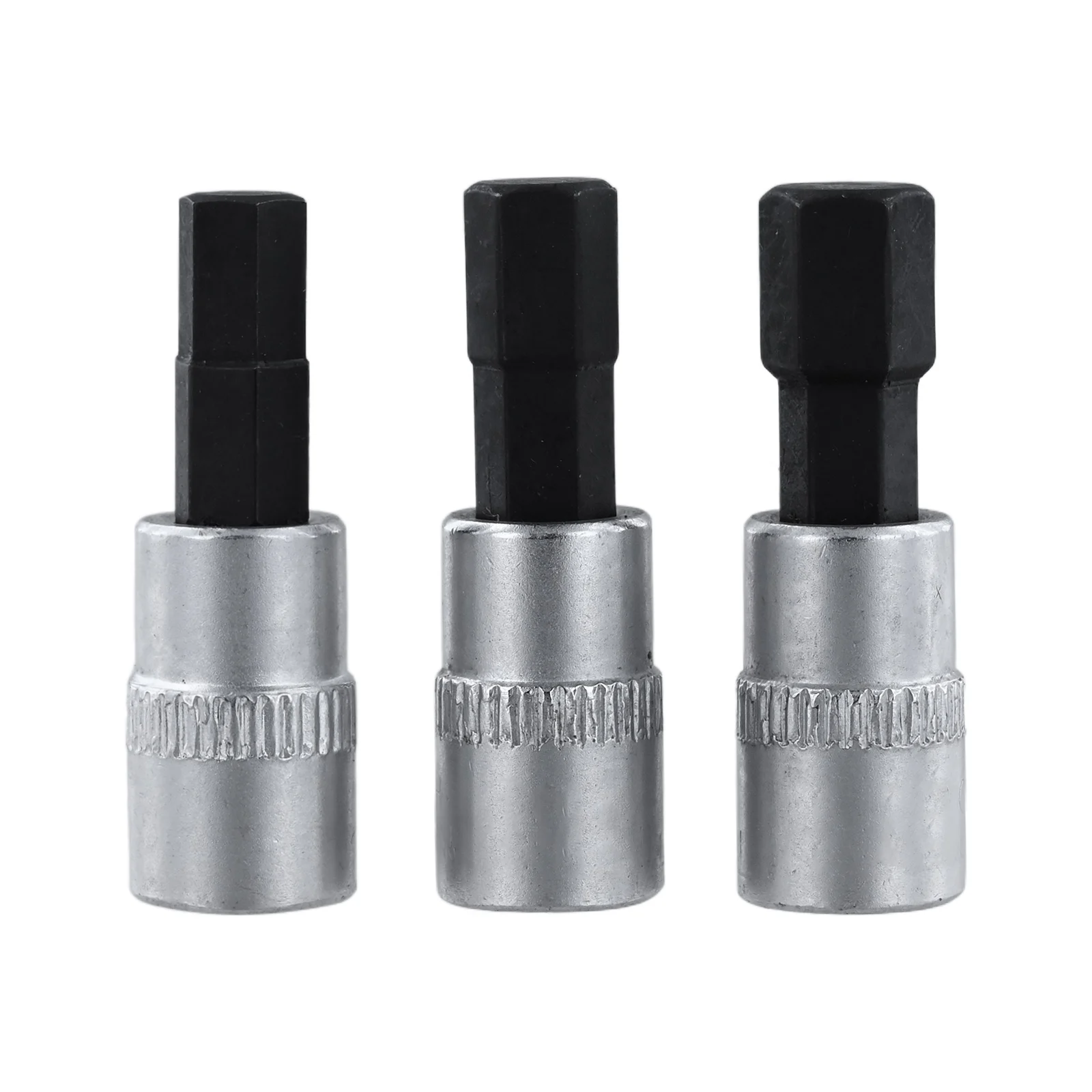 3pcs1/4 Inch Drive Hex Socket Bit Set 3- 8mm Screwdriver Bits H3 H4 H5 H6 H7 H8 Hexagonal Pressure Matching Cylinder Screwdriver