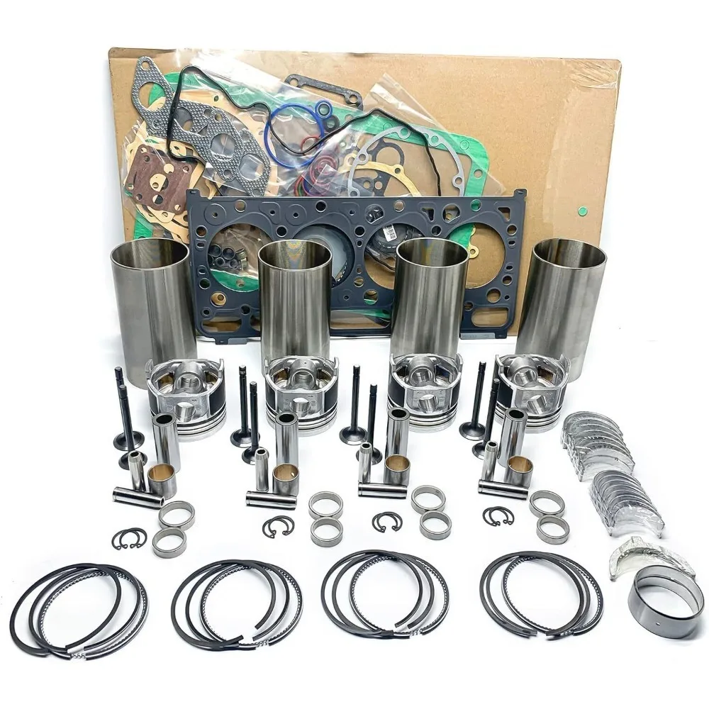 FOR Overhaul Rebuild Kit for Mitsubishi K4N Engine Caterpillar CAT CX45 Excavator