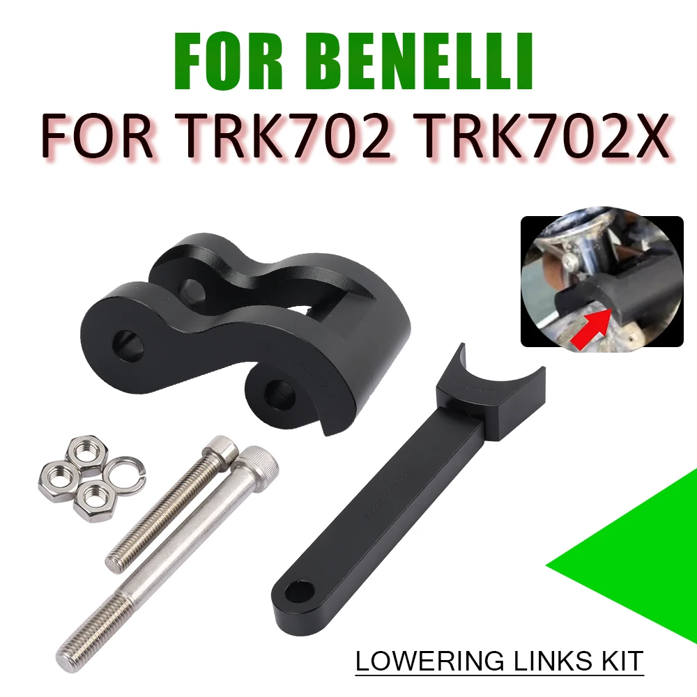 

For Benelli TRK702 X TRK702X TRK 702 TRK 702X Motorcycle Accessories Rear Shock Absorber Suspension Lowering Links Kit Droping