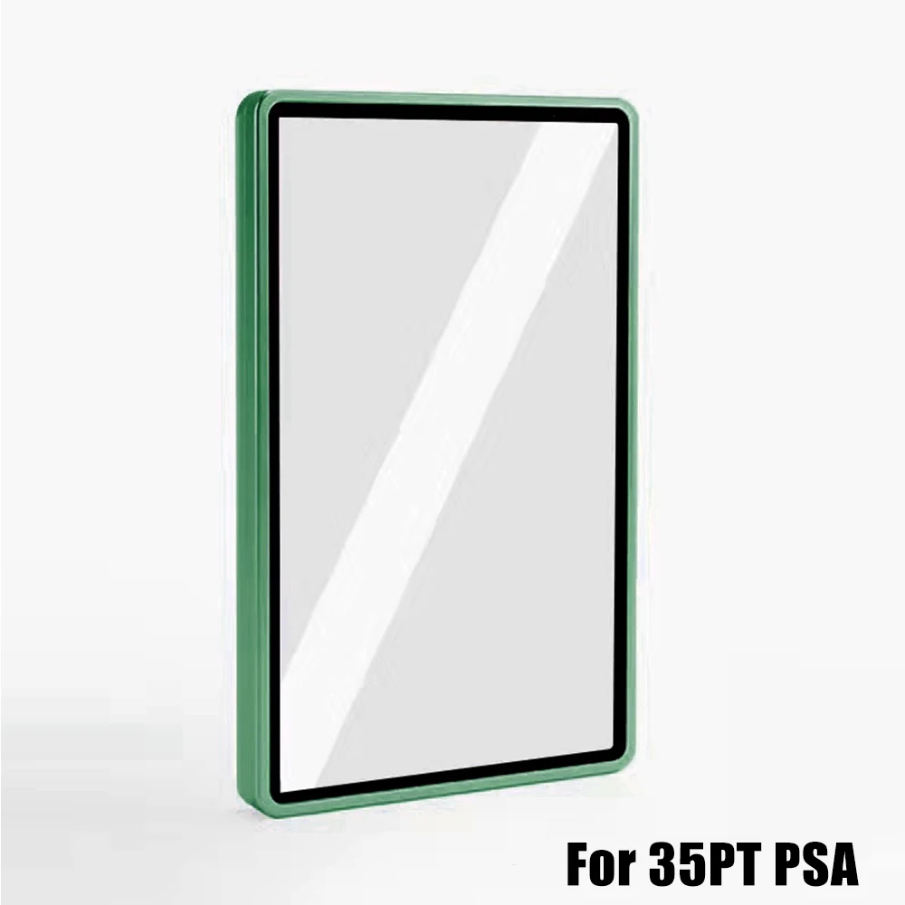 35-130PT Mehrfarbige Aluminiumlegierung Schutzhülle für PSA CGC BGS Graded Card Slabs, gehärtetes Glas Sammelkartenhalter