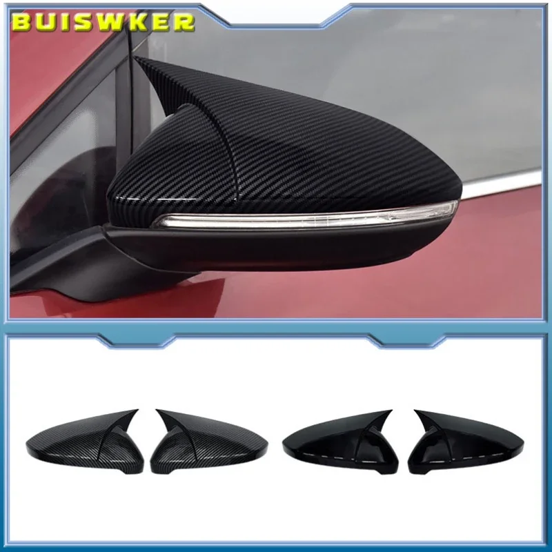 

2 шт., глянцевые крышки для зеркал заднего вида, для VW Golf MK6 MK7 7,5 GTI R GTD Base 2009-2020