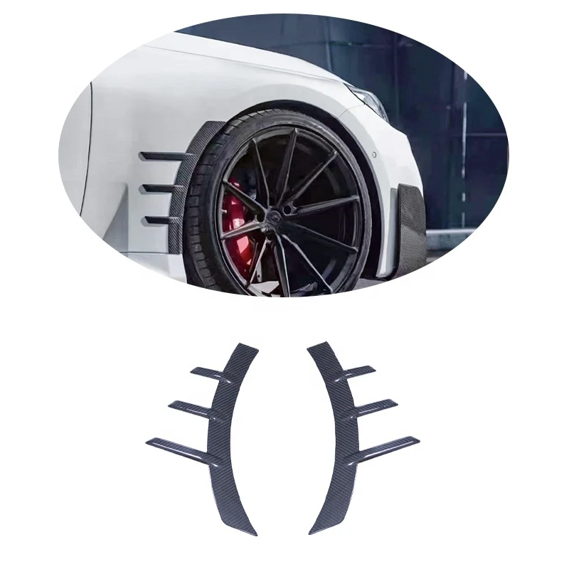 

Factory Wholesale Carbon Fiber MP Style Front Fender Flare Arch Trim for M2 G87 2023+ Side Air Vent Fender Fins