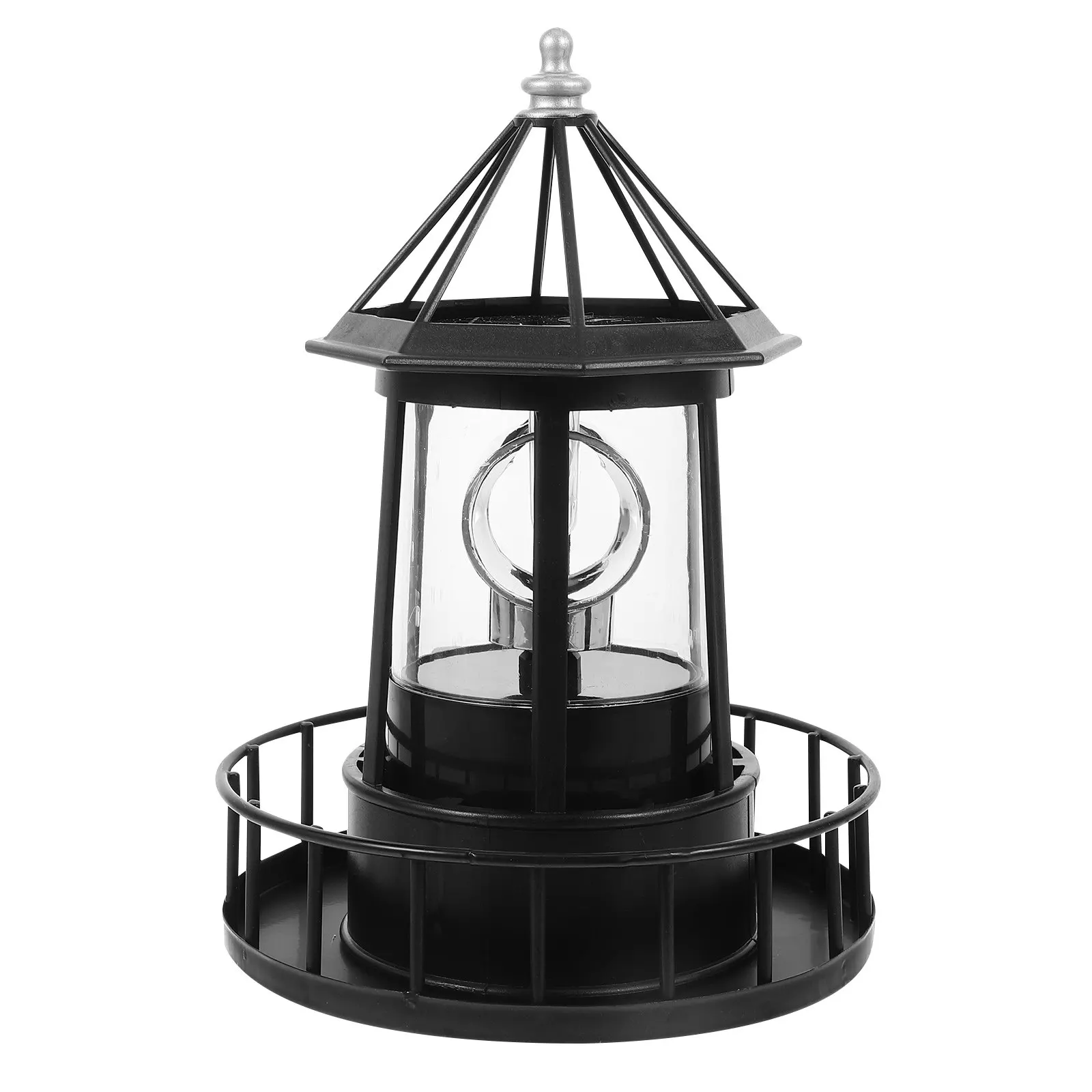 rotatable-led-solar-powered-lighthouse-lamp-waterproof-landscape-light-outdoor-garden-pathway-patio-decorative-revolving-solar