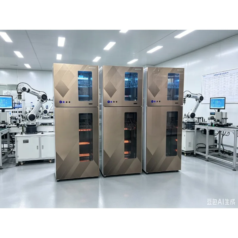 Commercial Electric Dish Sterilizer Tableware Dryer Disinfection Cabinet Stainless Steel Large Capacity