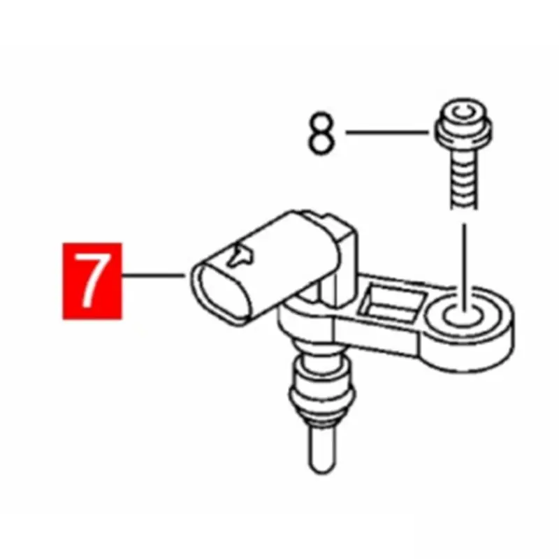 For Passat, Golf, Tiguan, A1, A3, Q2, Skoda, SEAT Compatible Temperature Sensor 05E919501 04E919501E 3Pcs
