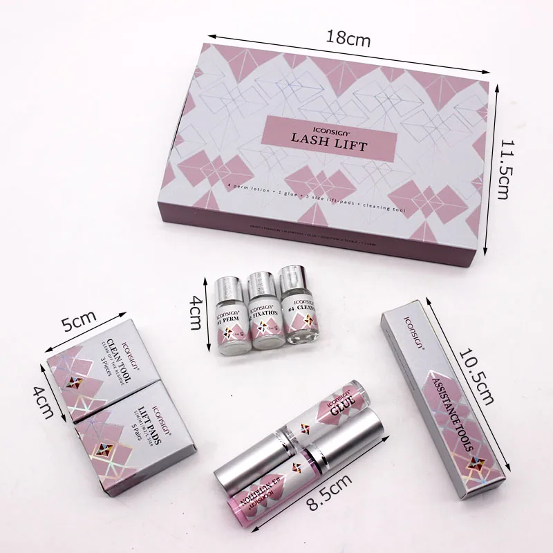 ICONSIGN Lash Lift Kit Lifiting Eyelash Set Lash Perming Lotion Fixation Glue Eyelash Extension High Quality Makeup Tools Women