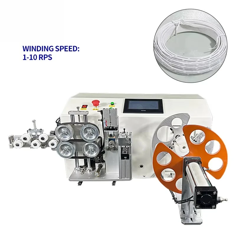 Multifunction Factory High Efficiency Semi-Automatic Counting Wire Cutting Coil Reel Winding Cable Making Machine Jianbo JB-N05