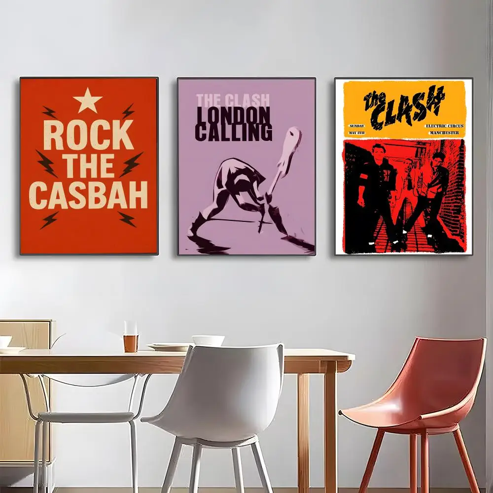 T-The Clash Poster High-definition posters, wall art for living room and home decor.