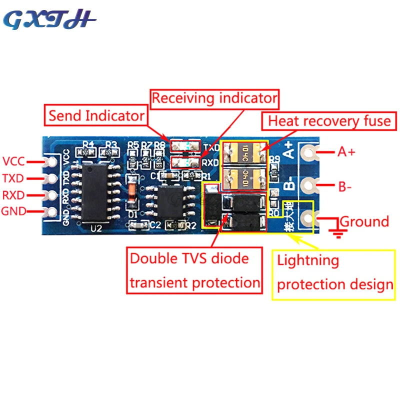 3.3 ~ 5,5 V ttl zu rs485 Modul zu serieller Schnitts telle uart Ebene gegenseitige Übertragung Hardware automatische Durchfluss regelung