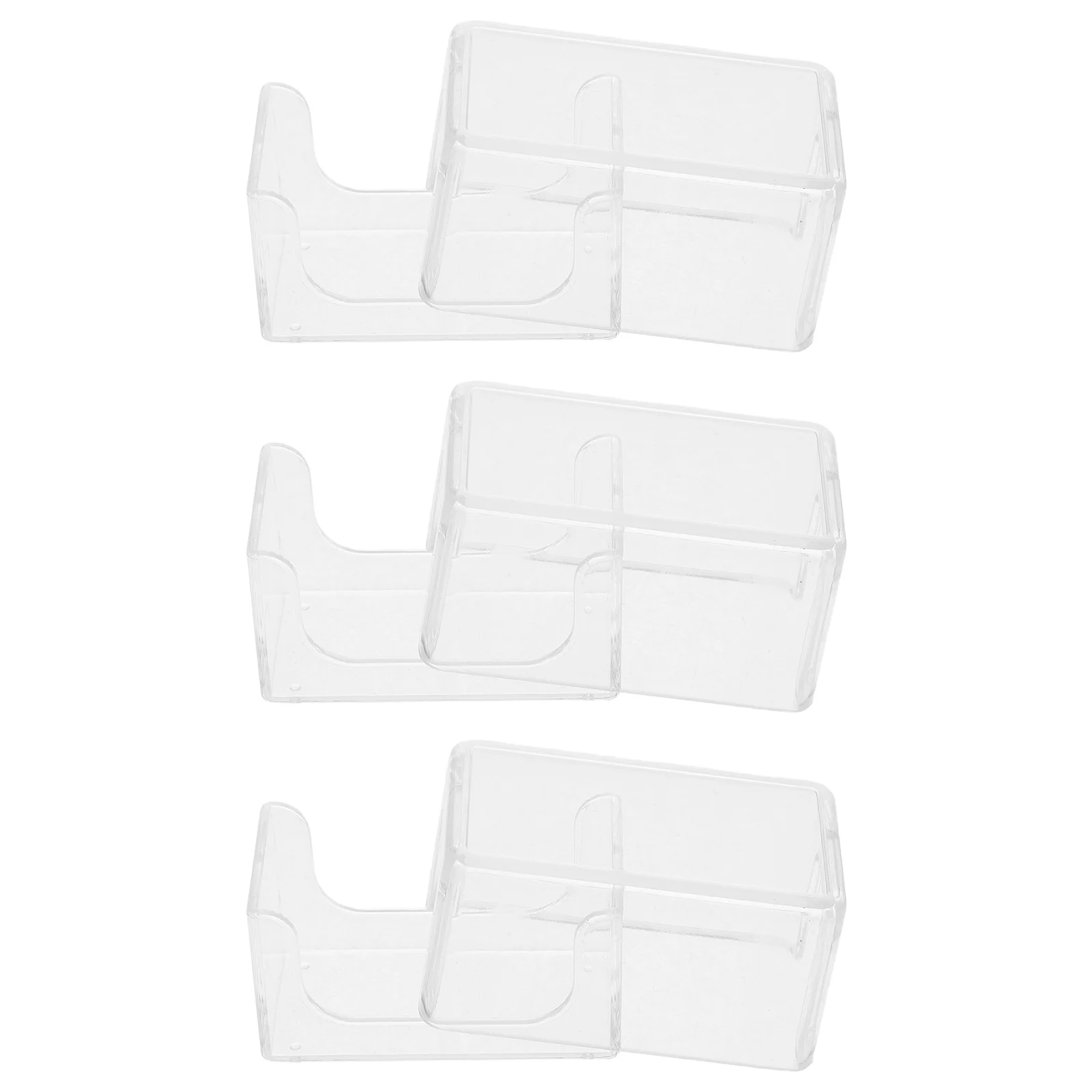 

3Pcs Clear Acrylic Chalk Holder for Billiards Pool Snooker Chalk Storage Box Quick Fit Travel Friendly Compact