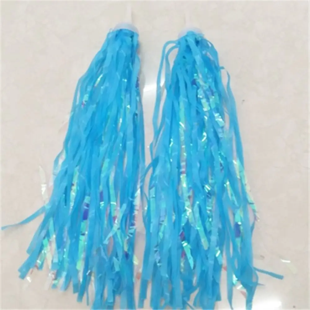 Decor Ribbon Bike Tassels Cute Girls Princess Bicycle Handlebar Tassels Multicolor Sparkly Bicycle Streamers Tricycles Scooters
