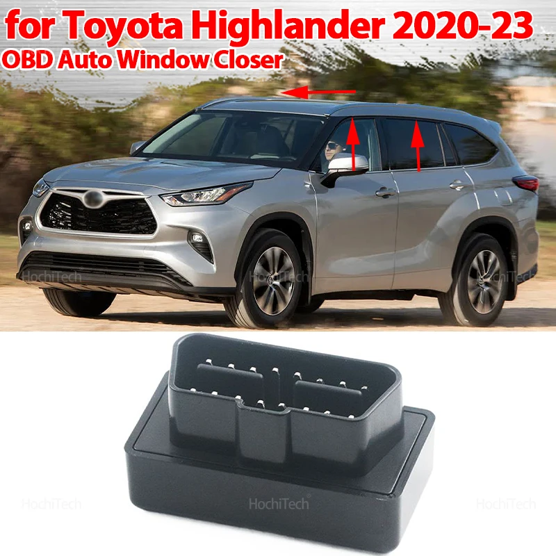 Car Remote Control Power Auto Window Open Closer Glass Rewinder Controller for Toyota Highlander Kluger XU70 2020 2021 2022 2023