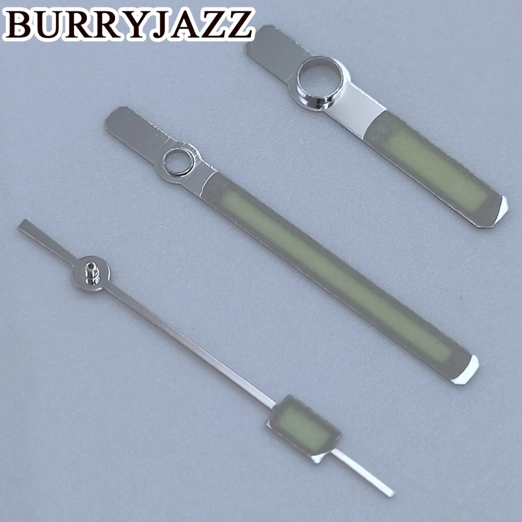 BURRYJAZZ NH35 NH36 NH38 7S26 7S36 4R35 4R36 Watch Hands Black Silver Gold Rose GoldHands Green Luminous