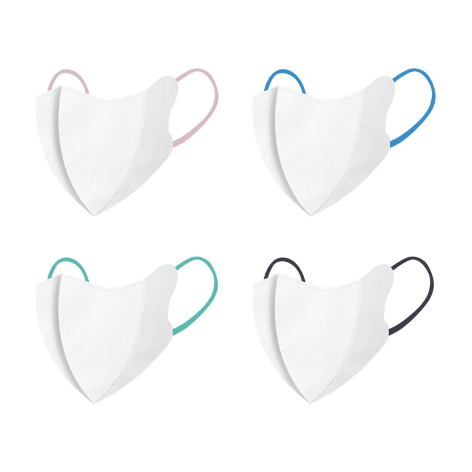 Printed Mask High Quality Breathable Mask Anti-dust Masks 3d Mask Comfortable Wear Disposable Three-dimensional Adjustable