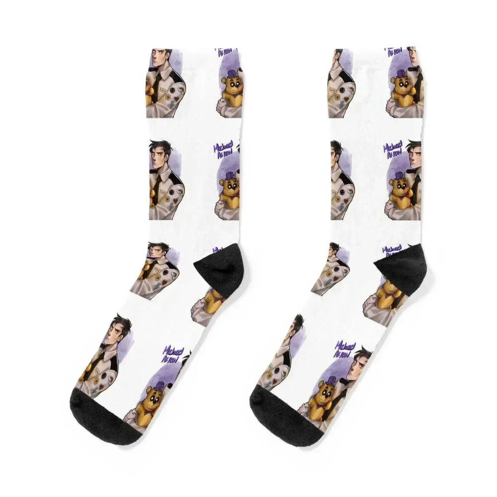 Michael Afton Classic Tshirt Socks hiking winter gifts summer Toe sports Girl'S Socks Men's