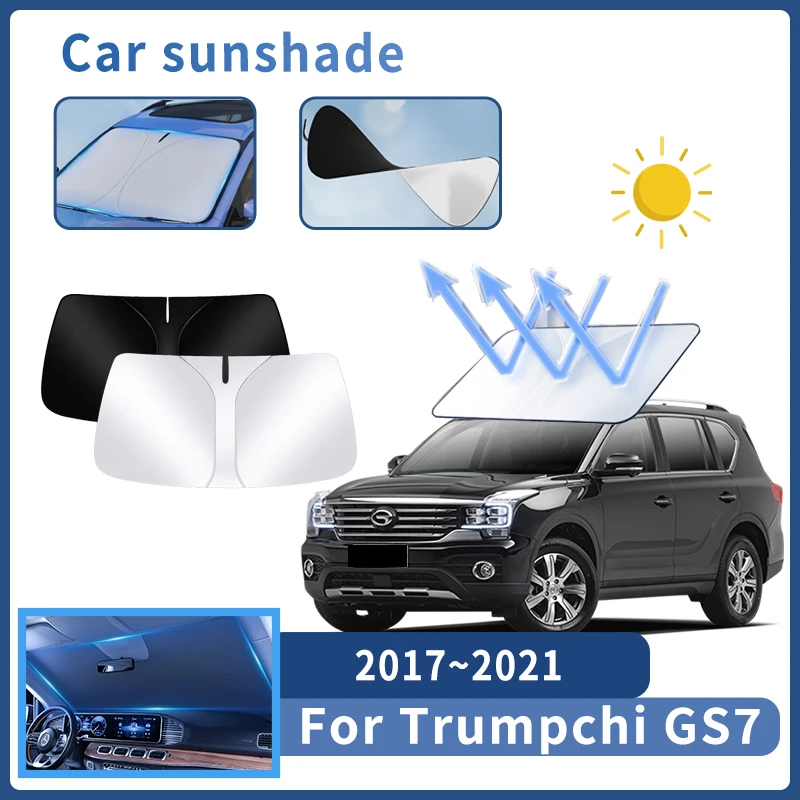 

Автозапчасти для Trumpchi GS7 2017 ~ 2021 2018 солнцезащитный козырек для лобового стекла солнцезащитный тепловой чехол летние аксессуары для салона автомобиля инструменты