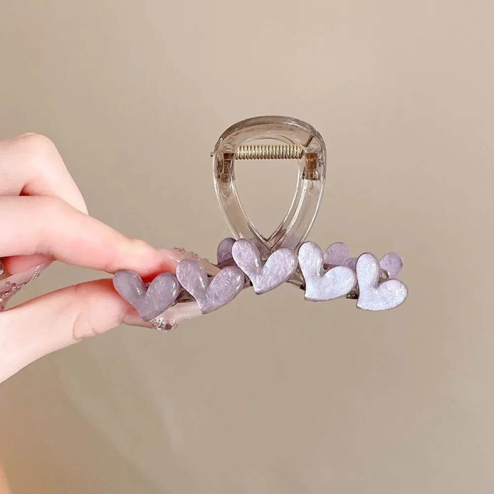 Medium Pearl Shark Clip For Fine Hair Elegant Matte Geometric Hair Claw Accessories Fashion Women Updo Styling Tool