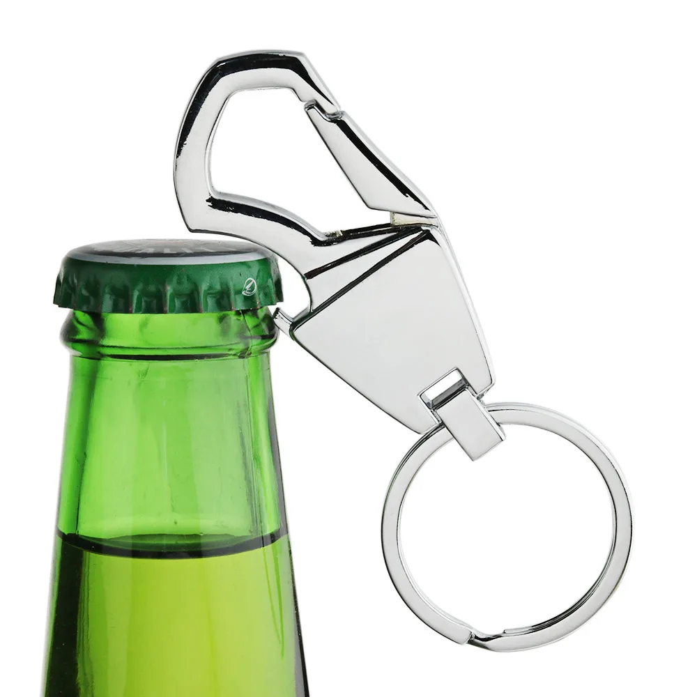 Cool Customized Logo Keychain Beer Opener Bottle Engraved Name Custom Lettering Key Chain Ring Men Car Personalized Gift K406