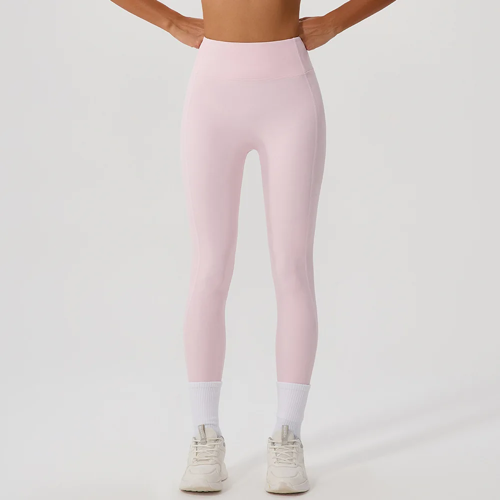 

Maxdutti Yoga Pants Hip Lifting Tight Fitting Sports Fitness Pants Contrasting Color Cropped Pants Women's Pants And Trousers